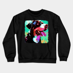 Greater Swiss Mountain Dog Pop Art - Dog Lover Gifts Crewneck Sweatshirt